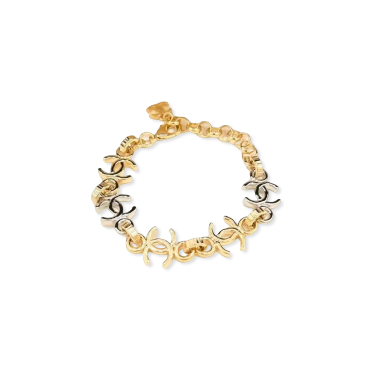Ch**el two-tone bracelet abh113